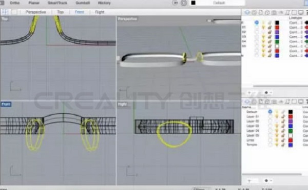 3D打印機(jī)專屬定制眼鏡框 3D打印機(jī)專屬定制眼鏡框